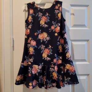Navy Floral Liz Lisa Dress